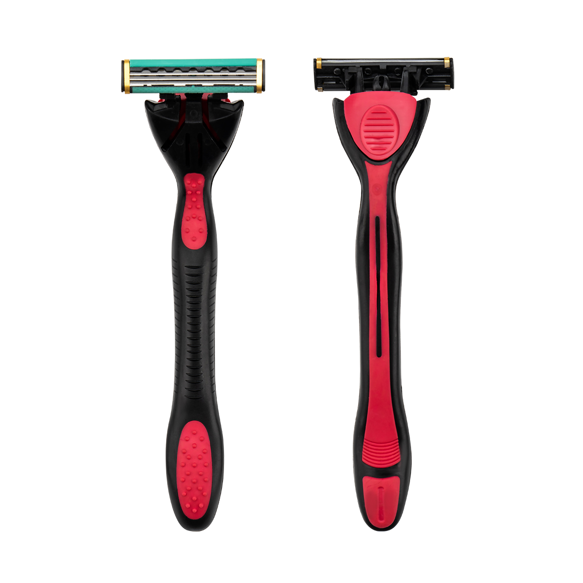 CX-T41-K Triple Blade Frauen Körper Einwegrasur Rasiermesser mit Goldkante